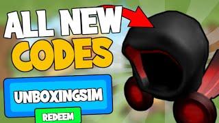 ALL UNBOXING SIMULATOR CODES March 2023  ROBLOX Codes *SECRETWORKING*