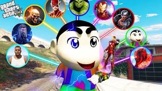 GTA 5  Shinchan Try New Avengers Watch To join Avengers in GTA 5  GTA 5 Mods