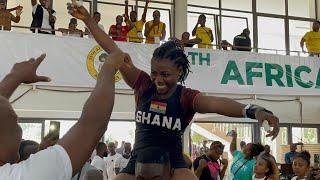 African Games 2023 Winnifred Ntumi Celebrates 3 Medals & Presentation ️