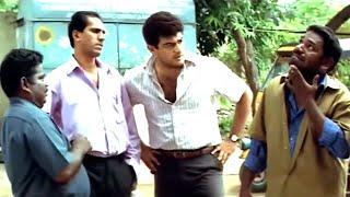 கண்ணாடியை திருப்பினா எப்படி ஜீவா ஆட்டோ ஓடும்  Attagasam Auto Comedy Scene  Ajith Pooja Karunas