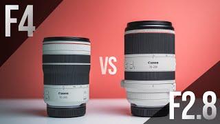 F4 vs. F2.8  Canon RF 70-200 Lens Comparison