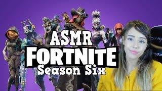 ASMR Fortnite Gameplay - Reaction to Season 6 New Battlepass Items Skins FULL WHISPERS