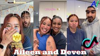 Funny Aileenchristineee TikTok 2023  Aileen and Deven Funny Couple 2023