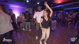 Ramon Brito & Zornitsa Markova - Bachata Social Dance  Paletro & Abayomi Christmas Party Time