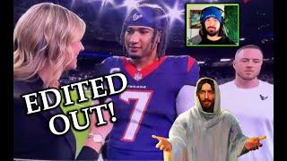 NBC Cuts Out CJ Stroud Giving Glory To Jesus Christ & Posts Clip Removing His Full Statement