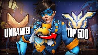 Tracer Unranked to Top 500 By rank 1 peak player