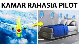 Tempat Rahasia Pilot Tidur Saat Terbang