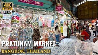 BANGKOK Pratunam Market Shopping At The Largest Wholesales Clothing Market Thailand 4K HDR