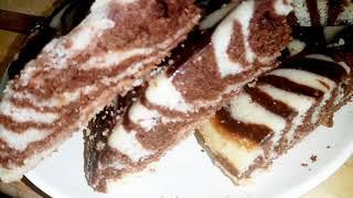 Marble Chocolate Cake   No eggs  No Oven How To Make Zabra Cake farazas foodie