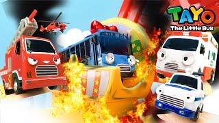 Tayo Rescue Team Song l Tayo the Little Bus is in danger l Brave Cars l Tayo the Little Bus
