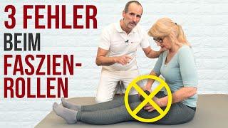 You should avoid these 3 mistakes when rolling the fascia  Liebscher & Bracht