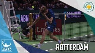 David Goffin Injures Eye In Freak Accident Rotterdam 2018