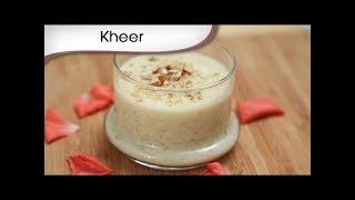 How To Make Rice Kheer  Indian Rice Pudding Recipe  Ganesh Chaturthi Special  Ruchi Bharani