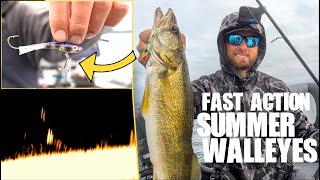 FASTEST Way to Catch a TON of Summer Walleyes