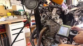 Honda SLR650 - Service 2024 -- Teil 07 --  Endoskopie - Kompression - Druckverlust ... ‍️