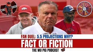 Arkansas Razorbacks Football 2024 Win Predictions Fact or Fiction?