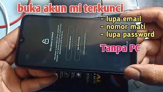 Cara membuka akun mi lupa sandi  unlock micloud forgot password