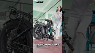 JOBO Electric Bike OEM Factory  The most authentic foldable ebike test ride experience PART1 #ebike