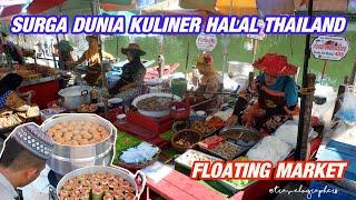 HALAL FOOD HEAVEN DELICIOUS & CHEAP FOOD IN THAILAND Khlong Hae Floating Market  Thailand #11