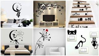 Very beautiful & most demanding black & white wall stickerswater proof wall papers design