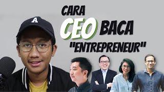 CARA CEO BACA KATA ENTREPRENEUR How To Pronounce Entrepreneur #CatatanMBA