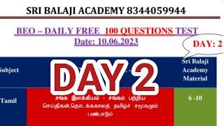 DAY -2-BEO 2023 -DAILY FREE 100 QUESTIONS