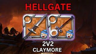 ALBION ONLINE  2V2 HELLGATES  CLAYMORE #11