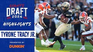 HIGHLIGHTS Tyrone Tracy Jr.  Giants Draft  Purdue Running Back