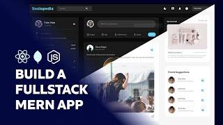 Build a COMPLETE Fullstack Responsive MERN App with Auth Likes Dark Mode  React MongoDB MUI