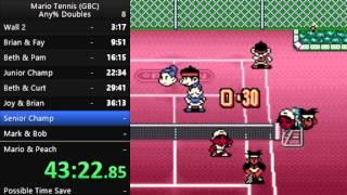 Mario Tennis Any% Doubles Speedrun in 14447