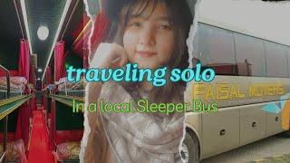 Faisal Movers Sleeper Bus Review  Solo Travel  Travel Vlog #sleeperbus