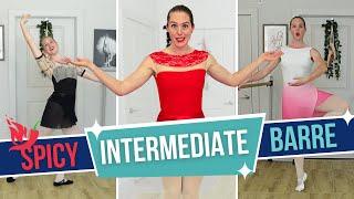 Spicy Intermediate Ballet Barre Follow-Along Class - Lets Dance