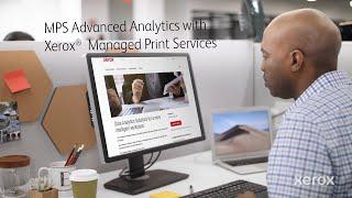 Xerox Managed Print Services Advanced Analytics