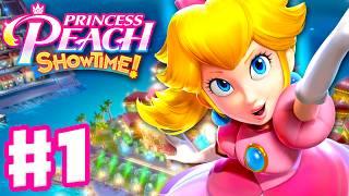 Princess Peach Showtime - Gameplay Walkthrough Part 1 - Floor 1 100%