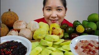 MANGGA SANTOL AT SINIGUELAS MUKBANG  MUKBANG PHILIPPINES  BIOCO FOOD TRIP