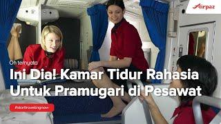 Kamar Tidur Rahasia Untuk Pramugari di Pesawat