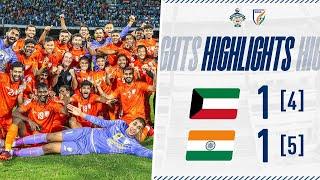 Kuwait 1 4 - 1 5 India  Full Highlights  FINAL  SAFF Championship 2023