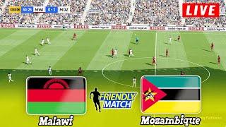 MALAWI vs MOZAMBIQUE LIVE Today  INTERNATIONAL FRIENDLY MATCH 2023 Football Simulation Gameplay