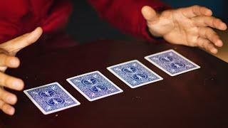 ITS ALWAYS 4 CARDS  Magic Trick REVEALED