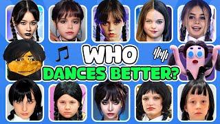 Who Dances Better? Wednesday Dance Edition  Salish MatterLike NastyaKamelia MelnicJenna Ortega