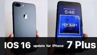IOS 16 update for iPhone 7 Plus  How to install ios 16 on iPhone 7 Plus
