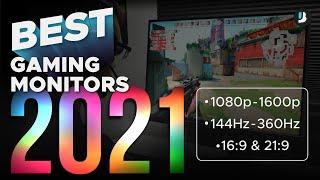 BEST Gaming Monitors of 2021 1080p - 1600p 144Hz - 360Hz