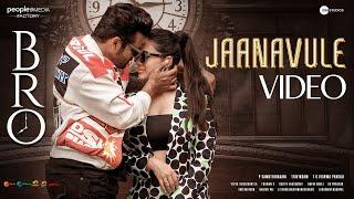 Jaanavule Video Song  BRO Telugu Movie  Pawan Kalyan  Sai Dharam Tej  Ketika Sharma  Thaman S