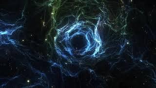 SPACE TRAVEL TO A BEAUTIFUL NEBULA  WORMHOLE HYPNOTIC JOURNEY INTERSTELLAR HEALING AMBIENCE