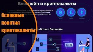 Основные понятия криптовалюты