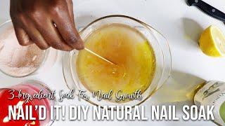 aibrownsmile  DIY Natural Nail Soak Recipe for Growth and Nourishment How to Soak Your Nails