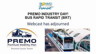 PREMO Bus Rapid Transit Industry Day  - November 15 2023