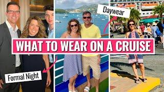 WHAT TO WEAR ON A CRUISE  *Real tips* for Day Evening & Formal Nights