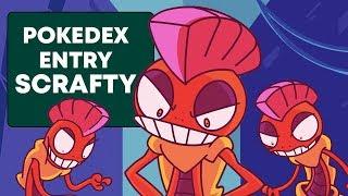 Pokedex Cartoon Entry 560 Scraggy  Pokemon Facts  Channel Frederator Network