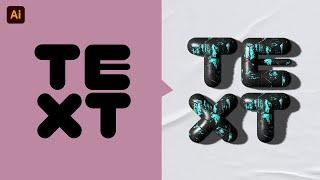 Make 3D text Effect in Adobe Illustrator